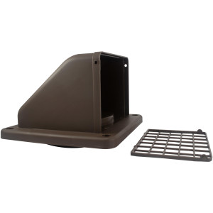 Lambro 1471B Dryer Vent Hood with Removable Screen, 4 inch, Brown Lambro 1471B Dryer Vent Hood with Removable Screen, 4 inch, Brown