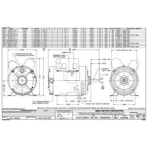 US Motors D2C1J14 2 HP 3600 rpm, 115/230 V, 60 Hz, 1 Ph, 1 shaft, ODP, 1 speed, Reversible Rotation, Frame 56H, T063CNL2151012B US Motors D2C1J14 2 HP 3600 rpm, 115/230 V, 60 Hz, 1 Ph, 1 shaft, ODP, 1 speed, Reversible Rotation, Frame 56H, T063CNL2151012B
