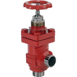 Danfoss 148B5620 SVA-S 40 Valve, Butt Weld, Shut-Off, 1-1/2 inch SVL Flexline  Direction Angleway with Handwheel Flow Direction Bi-flow  Danfoss 148B5620 SVA-S 40 Valve, Butt Weld, Shut-Off, 1-1/2 inch SVL Flexline  Direction Angleway with Handwheel Flow Direction Bi-flow