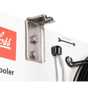 Danfoss 114U0000 Evaporator Optyma MBP 5K Btu/hr at 25F SST Compatible with R404A, Air Defrost 6FPI Low Profile 1 x 12in ECM fan DACC RX L050.1A4/A1 230V/1Ph/60Hz
