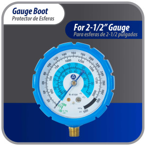 Appli Parts APMG-GBB 2.5 in Blue Protective Gauge Boot for Manifold Gauge Low pressure Appli Parts APMG-GBB 2.5 in Blue Protective Gauge Boot for Manifold Gauge Low pressure