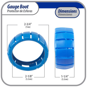 Appli Parts APMG-GBB 2.5 in Blue Protective Gauge Boot for Manifold Gauge Low pressure Appli Parts APMG-GBB 2.5 in Blue Protective Gauge Boot for Manifold Gauge Low pressure