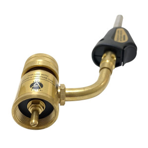 Appli Parts APHT-1S Single Burner Hand Torch with Starter Lighter for Soldering Brazing with Mapp or Propane Fuel Swivel Tip for uses in plumbing refrigeration air conditioning and more Appli Parts APHT-1S Single Burner Hand Torch with Starter Lighter for Soldering Brazing with Mapp or Propane Fuel Swivel Tip for uses in plumbing refrigeration air conditioning and more