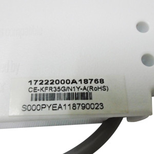 Display Box Indoor Unit Ecox CE-KFR35G/N1Y-AF4.D.01.XK1.1 RoHS 17222000A18768
Fits: EDEM009C16E EAEM009C11E EAEM012C11E EAEM018C11E EAEM024C11E EAEM012C11B EDFM018C17B EDFM012C17B EDFM024C17B EDFM012C17A EDFM009C17B EDEM012C16E EDEM024C16E EDEM018C16