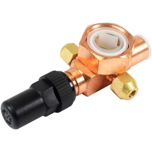 Appli Parts APRV-VA09 Rotolock Valve V09 1-1/4 in x 5/8 in ODF solder connection Universal replacement valve will work for refrigeration and air conditioning systems Appli Parts APRV-VA09 Rotolock Valve V09 1-1/4 in x 5/8 in ODF solder connection Universal replacement valve will work for refrigeration and air conditioning systems