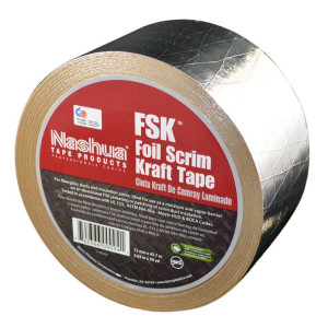 Foil Skrim Kraft Tape 2"X50yds Nashua Fsk Foil Skrim Kraft Tape 2"X50yds Nashua Fsk