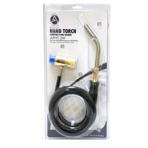 Appli Parts APHT-3W single burner hand torch with 5 ft hose and handle for soldering welding and brazing with map or propane fuel for HVAC and Plumbing  Appli Parts APHT-3W single burner hand torch with 5 ft hose and handle for soldering welding and brazing with map or propane fuel for HVAC and Plumbing
