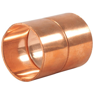 Appli Parts AP-A118 1-1/8 in Wrot Copper Coupling fitting CxC Sweat connections for refrigeration, air conditioning and plumbing applications ACR and Type L copper pipe Appli Parts AP-A118 1-1/8 in Wrot Copper Coupling fitting CxC Sweat connections for refrigeration, air conditioning and plumbing applications ACR and Type L copper pipe