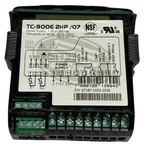 Full Gauge Electronic Freeze Control TC-900E2HP 2 Sensors, 3 Outlets, 1 Digital Inlet, Internal Buzzer 110v/220v  Full Gauge Electronic Freeze Control TC-900E2HP 2 Sensors, 3 Outlets, 1 Digital Inlet, Internal Buzzer 110v/220v