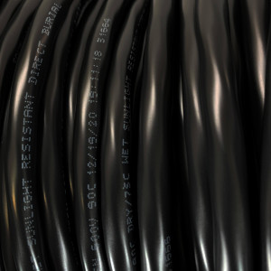 16-4 Tray Cable Stranded - 600 Volt - Mini-Split and Signal Cable 250 Feet Color Black 58583501 16-4 Tray Cable Stranded - 600 Volt - Mini-Split and Signal Cable 250 Feet Color Black 58583501