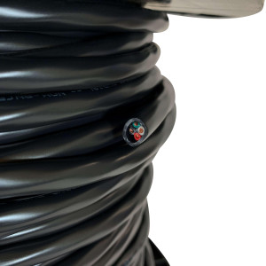 16-4 Tray Cable Stranded - 600 Volt - Mini-Split and Signal Cable 250 Feet Color Black 58583501 16-4 Tray Cable Stranded - 600 Volt - Mini-Split and Signal Cable 250 Feet Color Black 58583501