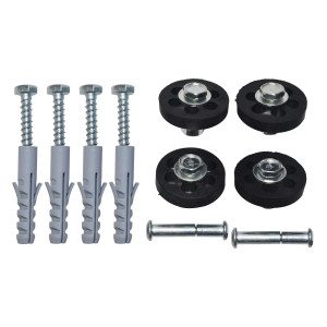 Appli Parts APAB-AFK2 Kit de montaje para soporte de Unidad Condensadora de Mini Split, incluye almohadillas de goma, tornillos, niveladores, expansores Appli Parts APAB-AFK2 Kit de montaje para soporte de Unidad Condensadora de Mini Split, incluye almohadillas de goma, tornillos, niveladores, expansores