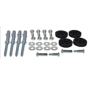 Appli Parts APAB-AFK2 Mounting Bracket kit Includes Rubber Pads, Screws, Levelers, Expanders Appli Parts APAB-AFK2 Mounting Bracket kit Includes Rubber Pads, Screws, Levelers, Expanders