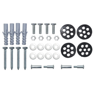 Appli Parts APAB-AFK2 Kit de montaje para soporte de Unidad Condensadora de Mini Split, incluye almohadillas de goma, tornillos, niveladores, expansores Appli Parts APAB-AFK2 Kit de montaje para soporte de Unidad Condensadora de Mini Split, incluye almohadillas de goma, tornillos, niveladores, expansores