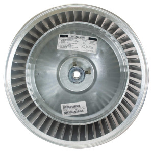 LAU Galvanized Steel Blower Wheel double-Inlet. Wheel Diameter: 10 5/8 in. Depth: 10 1/2 in. Bore 1/2 in. CW 1400 rpm Center Disc: Concave LA22LA025 LAU Galvanized Steel Blower Wheel double-Inlet. Wheel Diameter: 10 5/8 in. Depth: 10 1/2 in. Bore 1/2 in. CW 1400 rpm Center Disc: Concave LA22LA025