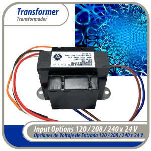 Appli Parts APTR-403 Transformer 120/208/240 V to 24 V, 40 Va, Foot Mount, Universal Replacement 40310F Appli Parts APTR-403 Transformer 120/208/240 V to 24 V, 40 Va, Foot Mount, Universal Replacement 40310F
