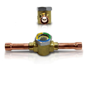 Appli Parts APSG-38S 3/8 in Sight Glass and liquid moisture indicator Solder connections with take-apart Body for HVAC/R installations suitable for CFC HCFC HFC refrigerants Appli Parts APSG-38S 3/8 in Sight Glass and liquid moisture indicator Solder connections with take-apart Body for HVAC/R installations suitable for CFC HCFC HFC refrigerants