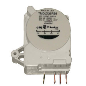 GE WR9X483 Genuine OEM Defrost Timer 120v 1ph 50-60hz 
Fits: SWR9X387 SWR9X412 SWR9X413 WR09X10075 WR09X10101 WR09X10111 WR09X10130 162D6022P6 5071 TMDJX35RB9 WR09X0483
