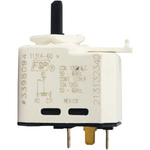 Whirlpool WP3398094 Genuine OEM Switch Push to Start Relay for Dryer 3 Pins Fits: 3398094 Whirlpool WP3398094 Genuine OEM Switch Push to Start Relay for Dryer 3 Pins Fits: 3398094