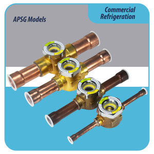 Appli Parts APSG-34S 3/4 in Sight Glass and liquid moisture indicator Solder connections with take-apart Body for HVAC/R installations suitable for CFC HCFC HFC refrigerants Appli Parts APSG-34S 3/4 in Sight Glass and liquid moisture indicator Solder connections with take-apart Body for HVAC/R installations suitable for CFC HCFC HFC refrigerants