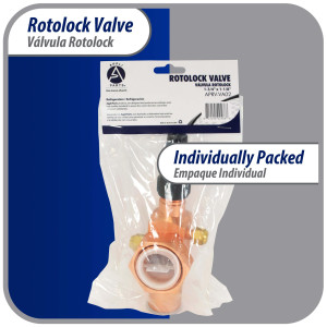 Appli Parts APRV-VA02 Rotolock Valve V02 1-3/4 in x 1-1/8 in ODF solder connection Universal replacement valve will work for refrigeration and air conditioning systems Appli Parts APRV-VA02 Rotolock Valve V02 1-3/4 in x 1-1/8 in ODF solder connection Universal replacement valve will work for refrigeration and air conditioning systems