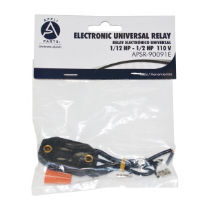 Appli Parts APSR-90091E 1/12 Hp to 1/2 HP, 110 V, Electronic Universal Relay replaces RRC-9009 Appli Parts APSR-90091E 1/12 Hp to 1/2 HP, 110 V, Electronic Universal Relay replaces RRC-9009