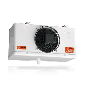 Oyon OEA2501066D Walk-in Evaporator 5425 Btu Medium, 3942 Btu Low, 1 x 10 in Fan, Electric Defrost, 220 V, 1 Ph, 50/60 Hz, 5 fpi, Medium Profile, Includes TXV TES 2, Orifice 01, Solenoid Valve EVR and Coil Oyon OEA2501066D Walk-in Evaporator 5425 Btu Medium, 3942 Btu Low, 1 x 10 in Fan, Electric Defrost, 220 V, 1 Ph, 50/60 Hz, 5 fpi, Medium Profile, Includes TXV TES 2, Orifice 01, Solenoid Valve EVR and Coil