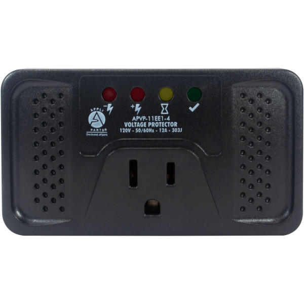 Appli Parts APVP-11EE1-4 120 V Voltage Surge Protector for Refrigerators with Digital Boards, 50/60 Hz, 12 A, 303 joules, regulator with time delay works with all appliance brands Appli Parts APVP-11EE1-4 120 V Voltage Surge Protector for Refrigerators with Digital Boards, 50/60 Hz, 12 A, 303 joules, regulator with time delay works with all appliance brands