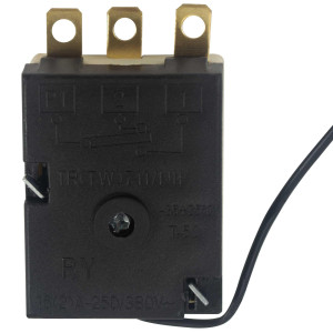 Appli Parts APRT-711 Refrigeration Mechanical Thermostat for Walk-in Coolers and Freezers, 2 Dial Reading Options, -31F to 95F and -35C to 35C, Capillary Tube length 59in with 4in Bulb 16A at 250V