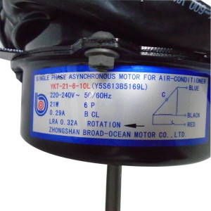 Fan Motor Outdoor Unit Ykt-21-6-10l 11002012009764
Fits: Eaem009c11b / Eaem012c11b PAC13037 PAC9337 PAC12337 PAC9237