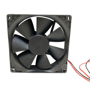 Appli Parts APFM-D9225HSL1 2.4 W Fan Motor, 12 V DC, 50/60 Hz, 0.20 A, 3000 rpm, 50 cfm, Universal replacement, 32.2 db, 103 g, 92x92x25 mm Replaces KDE1209PTS1-6 and others Appli Parts APFM-D9225HSL1 2.4 W Fan Motor, 12 V DC, 50/60 Hz, 0.20 A, 3000 rpm, 50 cfm, Universal replacement, 32.2 db, 103 g, 92x92x25 mm Replaces KDE1209PTS1-6 and others