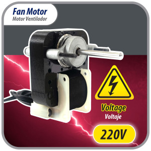 Appli Parts APFM-672 1/130 Hp Fan Motor, 220 V, 50/60 Hz, 3000 rpm, Reversible rotation, Universal Fan Motor Kit, Shaft 3/16 in by 1-1/4 in long includes 2 Fan Blades 4 and 5.5 in Certified UL E479056 Replaces NUV-672, SM672 Appli Parts APFM-672 1/130 Hp Fan Motor, 220 V, 50/60 Hz, 3000 rpm, Reversible rotation, Universal Fan Motor Kit, Shaft 3/16 in by 1-1/4 in long includes 2 Fan Blades 4 and 5.5 in Certified UL E479056 Replaces NUV-672, SM672
