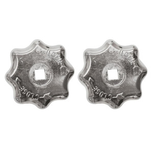 Uniweld MW2 Manilla de Metal para Reemplazo en Manometros de Bronce 2 piezas Uniweld MW2 Manilla de Metal para Reemplazo en Manometros de Bronce 2 piezas