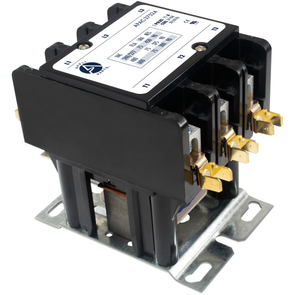 Appli Parts APAC-37524 Contactor 3 Polos 75A 24V Bobina Repuesto para Compresores de CA y Aplicaciones Electricas Certificacion UL E476929 de Trabajo Pesado Appli Parts APAC-37524 Contactor 3 Polos 75A 24V Bobina Repuesto para Compresores de CA y Aplicaciones Electricas Certificacion UL E476929 de Trabajo Pesado
