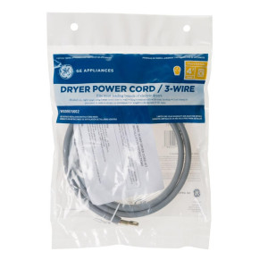 GE WX09X10002 Genuine OEM Dryer Power Cord 4 Feet 30 Amp 3 Wires 125v-250v 10/3 Srdt UL 
Fits: WE8X38 WX9X1 WX9X2 WX9X2DS GE WX09X10002 Genuine OEM Dryer Power Cord 4 Feet 30 Amp 3 Wires 125v-250v 10/3 Srdt UL 
Fits: WE8X38 WX9X1 WX9X2 WX9X2DS