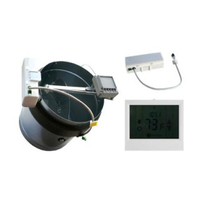 Onezone Wireless Thermostat Battery Powered Duct Zone Damper 6" Onezone06tw Onezone Wireless Thermostat Battery Powered Duct Zone Damper 6" Onezone06tw