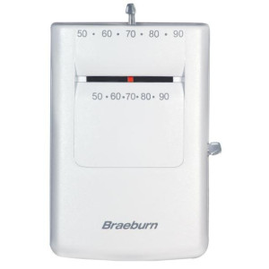 Braeburn Mechanical Megaswitch Thermostat 500, 1C / 1H Gas/Electric Braeburn Mechanical Megaswitch Thermostat 500, 1C / 1H Gas/Electric