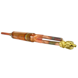 Appli Parts APFD-115S Filtro Secador con conexion 1/4 x 1/4 pulg 15 gramos, con valvula de gusanillo, para uso en sistema de refrigeracion y aire acondicionado Appli Parts APFD-115S Filtro Secador con conexion 1/4 x 1/4 pulg 15 gramos, con valvula de gusanillo, para uso en sistema de refrigeracion y aire acondicionado