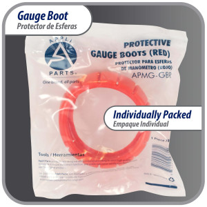 Appli Parts APMG-GBR 2.5 in Red Protective Gauge Boot for Manifold Gauge High pressure Appli Parts APMG-GBR 2.5 in Red Protective Gauge Boot for Manifold Gauge High pressure