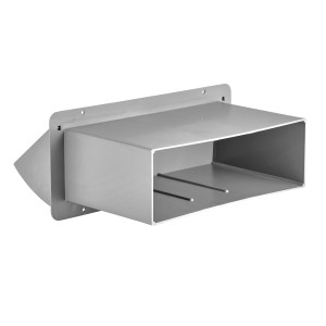 Lambro 1170G Gray Plastic Wall Cap Vent 3-1/4 inch X 10 inch Lambro 1170G Gray Plastic Wall Cap Vent 3-1/4 inch X 10 inch