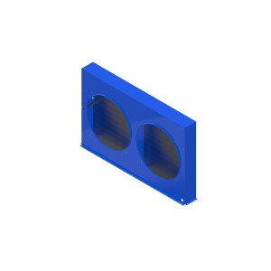 Danfoss Serpentin Condensadora Microcanal MCHE, Q8 Coil + base del ventilador 193U8025E Danfoss Serpentin Condensadora Microcanal MCHE, Q8 Coil + base del ventilador 193U8025E