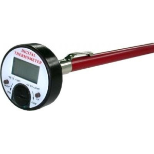 Appli Parts APTT-DPD2 Digital Pocket Thermometer -58 F to 572 F (-50 C to 300 C) with 5in Stainless Steel Probe for multiple applications Appli Parts APTT-DPD2 Digital Pocket Thermometer -58 F to 572 F (-50 C to 300 C) with 5in Stainless Steel Probe for multiple applications