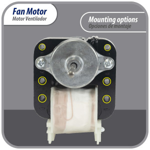 Appli Parts APFM-4680 13 W Fan Motor, 110 V, 50/60 Hz, 0.25 A, 3000 rpm, CCWSE rotation Universal Condenser Fan Motor replacement for NUV-4680, 4680JB1026C and other original parts Appli Parts APFM-4680 13 W Fan Motor, 110 V, 50/60 Hz, 0.25 A, 3000 rpm, CCWSE rotation Universal Condenser Fan Motor replacement for NUV-4680, 4680JB1026C and other original parts