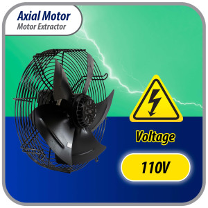 Appli Parts AXF-350-1 13-3/4 in Axial Fan Motor Guard Mounted Fan Blade 115 V, 1 Ph, 50-60 Hz, 180 W, 1550 rpm, Universal replacement for Cold Room Evaporators and Condensing Units, Work Temp -22 F to 140 F 