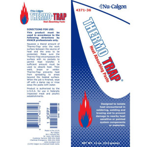Nu-Calgon 4371-36 Thermo-Trap Pasta Absorbente de Calor para Soldar 11oz Nu-Calgon 4371-36 Thermo-Trap Pasta Absorbente de Calor para Soldar 11oz