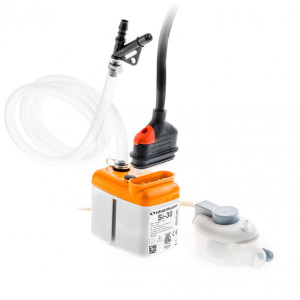 Pump For A/C 220v/50-60hz 5.0 Gph For Units Up To 5.5 Tons 33 Feet Max. Discharge Sauermann Si-30 SI30UL01UN23
 Pump For A/C 220v/50-60hz 5.0 Gph For Units Up To 5.5 Tons 33 Feet Max. Discharge Sauermann Si-30 SI30UL01UN23