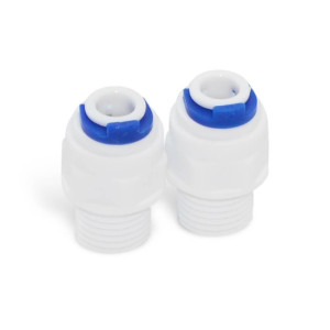 Appli Parts APWF-100PC Plastic Quick Coupling 1/4 in Fittings for in Line Water Filter fits APWF-100 Appli Parts APWF-100PC Plastic Quick Coupling 1/4 in Fittings for in Line Water Filter fits APWF-100