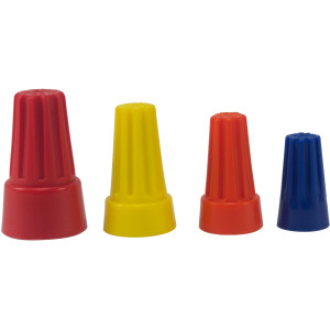 MA-Line MA06295P Assorted Twist on Wire Connectors 100 Blue, 65 Orange, 45 Yellow, 30 Red MA-Line MA06295P Assorted Twist on Wire Connectors 100 Blue, 65 Orange, 45 Yellow, 30 Red