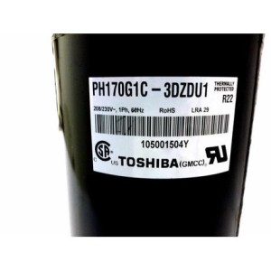 Toshiba Compressor fixed speed Rotary 12.000 Btu 208-230v/60hz/1ph R22 PH170G1C-3DZDU1 201400611080 11103010000320
Fits: NACM012C10B NBCM012C10B Toshiba Compressor fixed speed Rotary 12.000 Btu 208-230v/60hz/1ph R22 PH170G1C-3DZDU1 201400611080 11103010000320
Fits: NACM012C10B NBCM012C10B