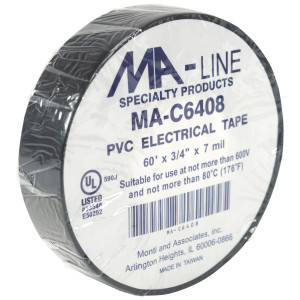 MA-Line MA-C6408 Electrical Tape 3/4in x 60Ft MA-Line MA-C6408 Electrical Tape 3/4in x 60Ft